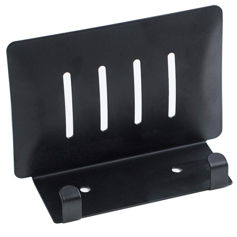 YISMAN Soap Holder, Wall Mounted Shower Dish, Scouring pad Holder for Kitchen or Bathroom,Black - Image 2